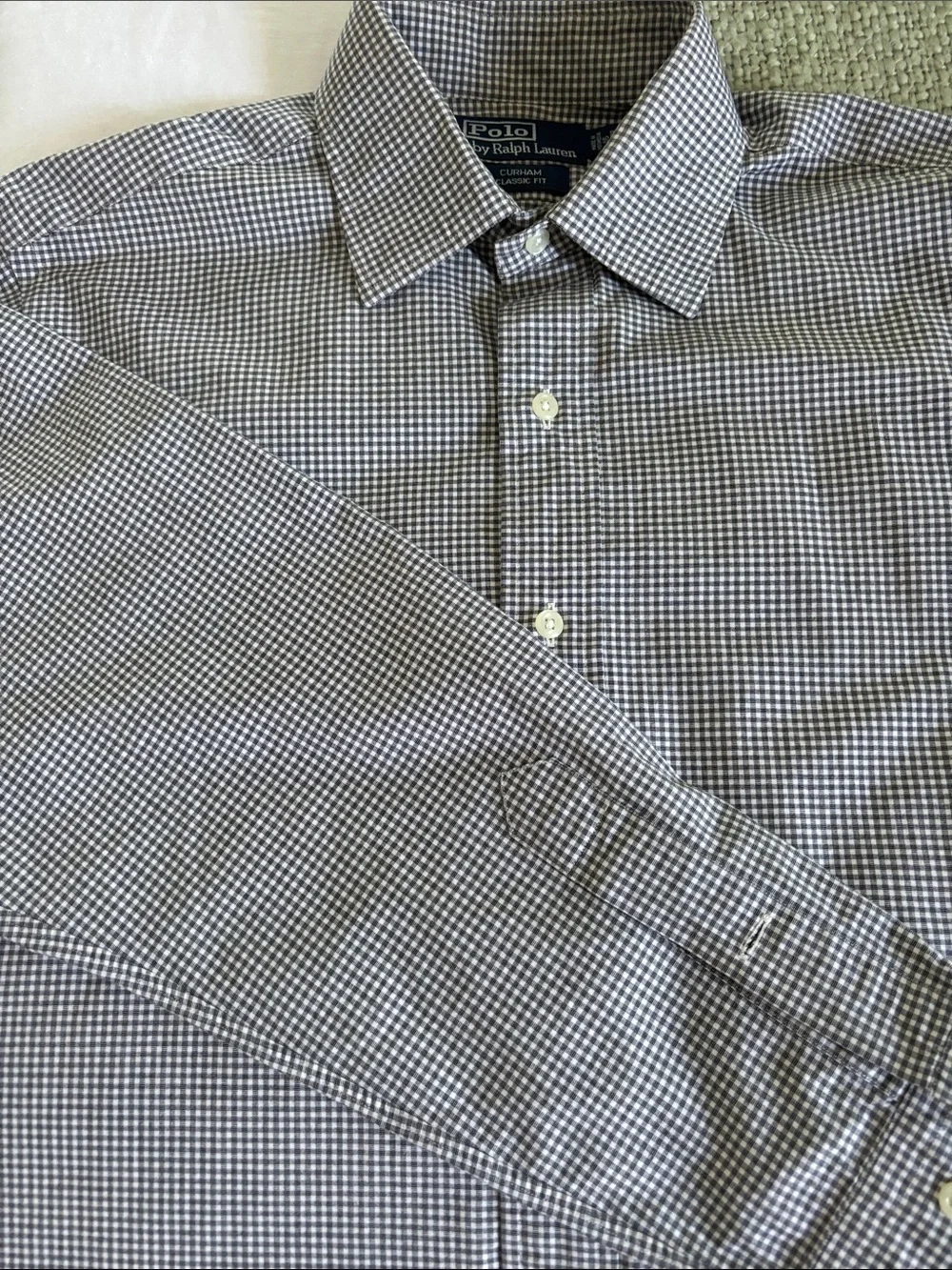 Polo Ralph Lauren Curham Classic Fit Gingham Button-Down Men’s 16 34/35
